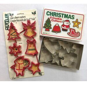 Christmas Cookie Cutters Fox Run Hutzler Yule Cheer 1987 1997